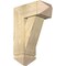 Ekena Millwork Traditional Arts and Crafts Rough Sawn Bracket w/ Offset Brace, Douglas Fir, 8"W x 18"D x 26"H BKT0806X18X26TRA03RDF - alternate 1